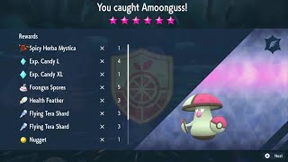 6 Star Raid  Amoonguss  Flying Tera Type [upl. by Kinna283]