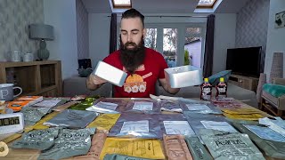 The 10000 Calorie Military Ration Challenge  BeardMeatsFood [upl. by Tfat762]