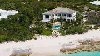 Luxurious Beachfront Villa in Grace Bay Turks and Caicos [upl. by Kinna]