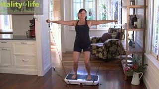 VibroSlim Vibration Platform Exercise Instructions [upl. by Lorollas360]