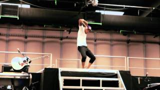 Chris Brown Dance Freestyle Oh My Love FAME Tour Rehearsal [upl. by Aloisia]