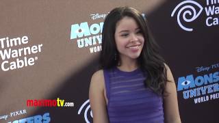 Cierra Ramirez quotMonsters Universityquot World Premiere Blue Carpet Arrivals [upl. by Nnaihs556]