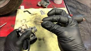 Cleaning a scooter carburetor [upl. by Siekram]