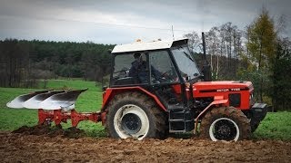 Zetor 7745  Kverneland Orka zimowa 2013 [upl. by Grubman]