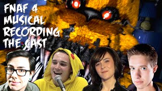 FNaF The Musical  Recording with Xander Mobus Sarah Williams AJ Pinkerton and NateWantsToBattle [upl. by Eekram]