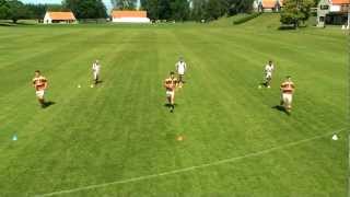 3 v 2 Decision Making Attack Drill [upl. by Petrine]