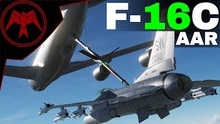 DCS F16c Viper Aerial Refuelling Tutorial [upl. by Eirb]