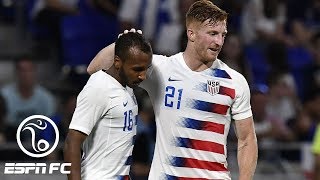 USMNT denied shock win vs France by late Kylian Mbappe goal  ESPN FC [upl. by Adnaluy]