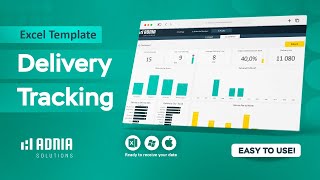 Delivery Tracking Excel Template [upl. by Hynda367]