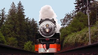 What It Looks Like To Get Hit By A Giant Steam Train As It Thunders Over the Camera at High Speed [upl. by Ahsirtap]