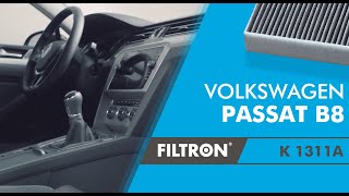 Jak wymienić filtr kabinowy – Volkswagen Passat B8 – The Mechanics by FILTRON [upl. by Rucker567]