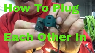 How To Plug Store Bought Christmas Lights Together [upl. by Yvad]