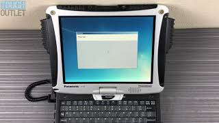 Panasonic Toughbook CF19 How to the use recovery partition [upl. by Halullat738]