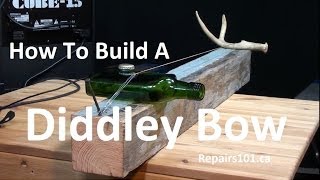 Diddley Bow  How to Build A Traditional One String Instrument [upl. by Bodi339]