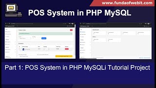 POS System in PHP MySQL Part 1  Overview of POS System in PHP MySQLi Project Tutorial [upl. by Annala341]