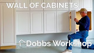 Installing Cabinets for Garage Storage [upl. by Dunc753]