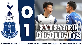 EXTENDED HIGHLIGHTS TOTTENHAM 01 EVERTON [upl. by Kordula]