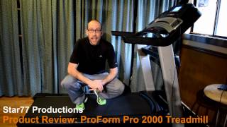 ProForm Pro 2000 Treadmill Product Review Customer Review iFit [upl. by Frye]