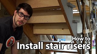 How to add risers to existing stairs [upl. by Fine]