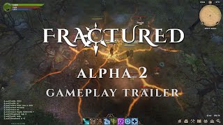 Fractured MMO  Official Alpha 2 Gameplay Trailer [upl. by Aisat116]