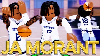 How To Make ‘JA MORANT’ Build in HOOPS LIFE [upl. by Narag]