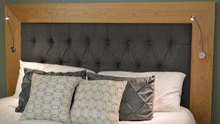 Heres How I Build a Tufted Headboard Woodworking and Upholstry [upl. by Anoj848]