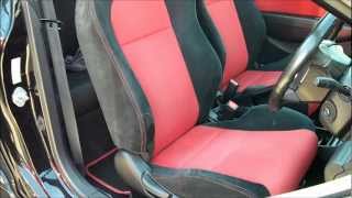 How To Clean Honda  Recaro Seats using Woolite [upl. by Alemat]