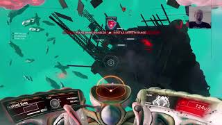 I Found A Derelict Freighter With Loot Guarded By Space Pirates  No Mans Sky Living Ship [upl. by Melise]