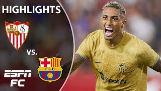 Barcelona vs Sevilla  LaLiga Highlights  ESPN FC [upl. by Pinelli742]