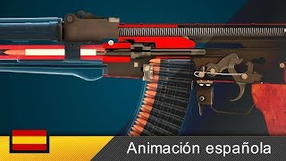 ¿Cómo funciona un AK47  Avtomat Kalashnikova [upl. by Evy244]