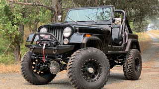 1986 60 LS Powered CJ7 on 37’s [upl. by Rani]