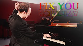 FIX YOU by COLDPLAY Advanced Piano Cover  Costantino Carrara [upl. by Nref]