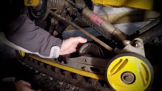 Replacing a Snowmobile Idler Wheel  S1E3 [upl. by Ainiger]