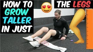 How To GROW TALLER in Just the LEGS ★2019 UPDATE★ [upl. by Hamid]