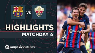 Resumen de FC Barcelona vs Elche CF 30 [upl. by Nivert]