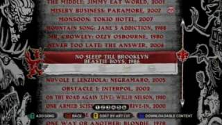 Guitar Hero World Tour Song List HD [upl. by Rue]