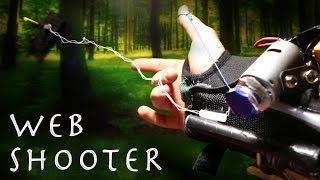 SPIDERMAN WEB SHOOTER  Retractable Web Gun Prototype [upl. by Ahtenak116]