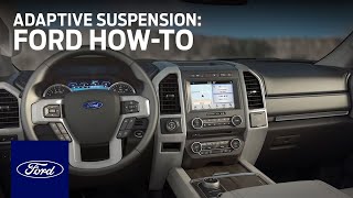 Adaptive Suspension  Ford HowTo  Ford [upl. by Baras]