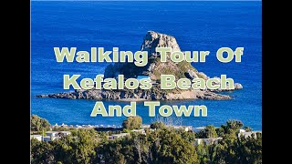 Kefalos Beach amp Town Walking Tour [upl. by Aylmer]