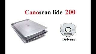 canoscan lide 200  Driver [upl. by Swanhilda36]