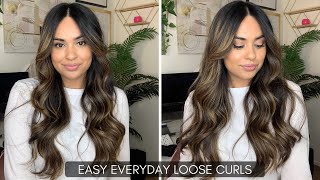 EASY EVERYDAY LOOSE CURLS [upl. by Tehc953]