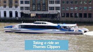 A Trip On Thames Clippers [upl. by Lemmuela11]