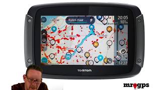 review tomtom rider 550  MrGPS [upl. by Nyliac]