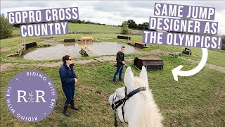 CROSS COUNTRY TRAINING MY HORSE  XC Training Clinic  British Equestrian YouTuber [upl. by Nahsyar]