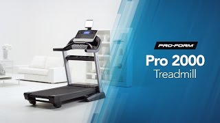 Exercise At Home On The New ProForm Pro 2000 Treadmill [upl. by Feirahs851]