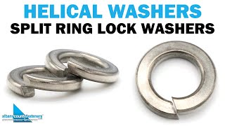 Split Ring Lock Washers  Spring Locking Action  Fasteners 101 [upl. by Nedi]