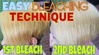 HOW TO DO HAIR BLEACHING  HAIR BLEACHING TUTORIAL  Chading [upl. by Ylus]