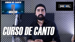 CURSO de CANTO Gratuito DREKXEL [upl. by Aihselef]