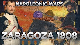 Napoleonic Wars Siege of Zaragoza 1808  Peninsular War DOCUMENTARY [upl. by Chickie]