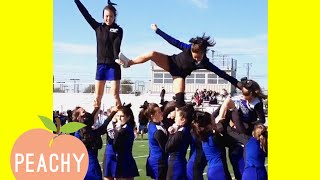 Funny Cheerleading Fails Thatll Make You Cry Laughing 😂 [upl. by Sella]